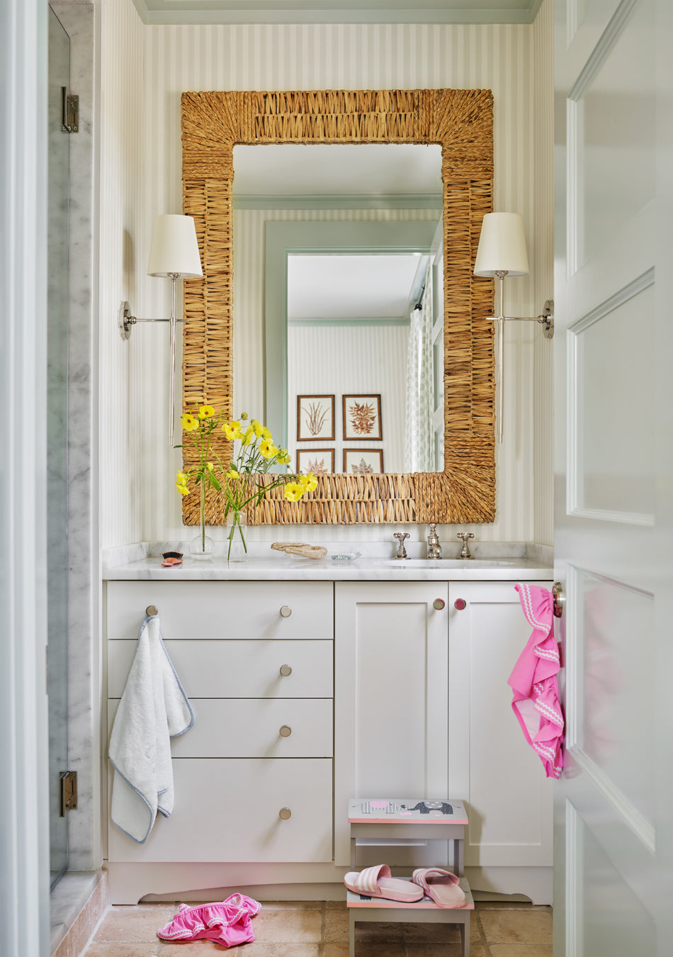 Woven Rectangular Mirror