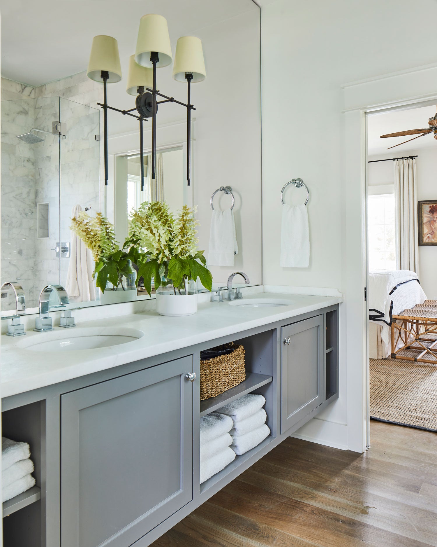 Bryant Large Double Tail Sconce, Bronze