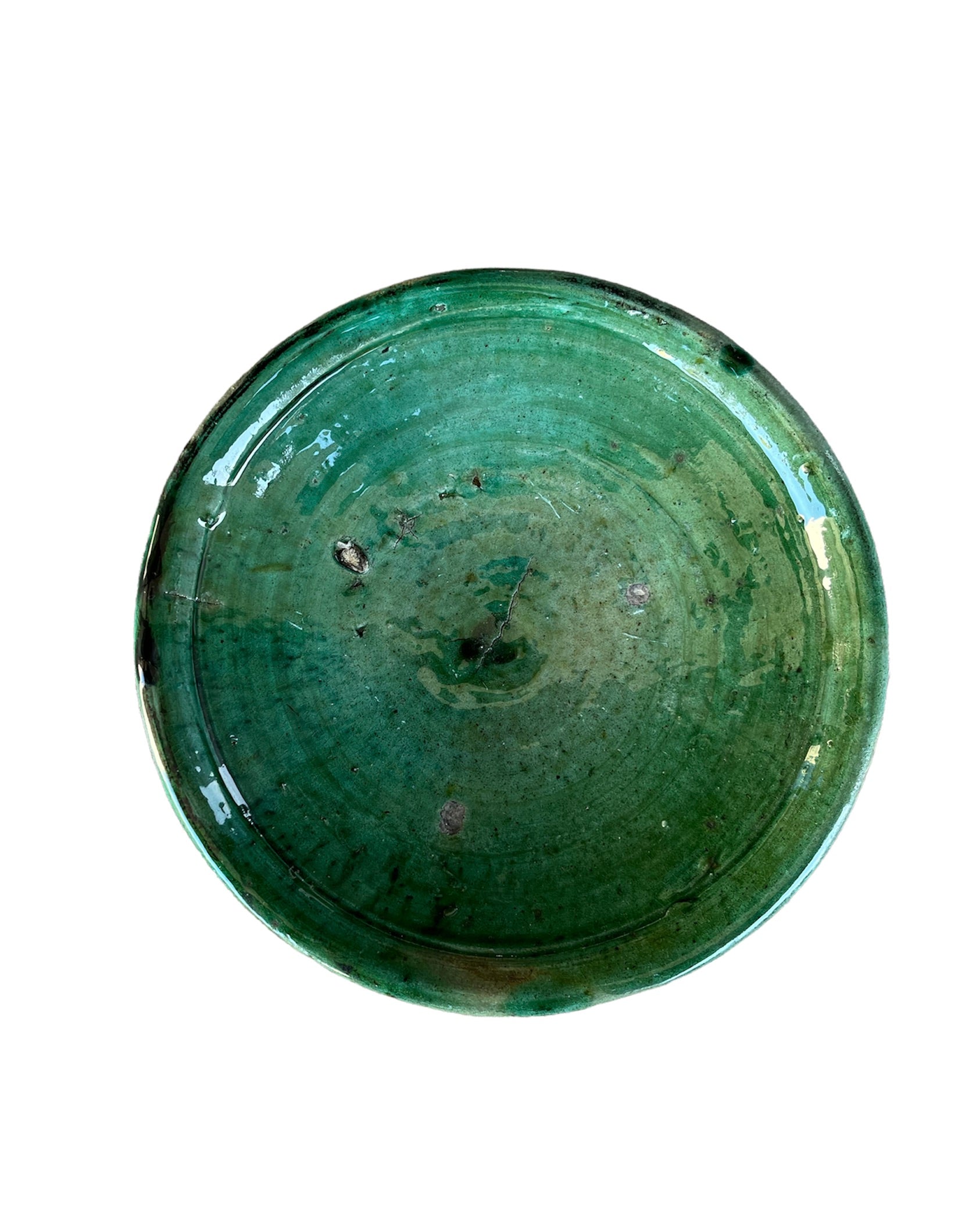 Handmade Moroccan Green Bowl, Large